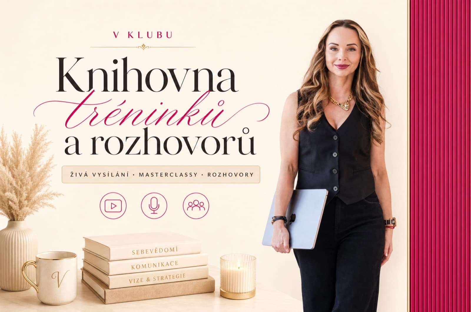 Knihovna tréninků a živých hovorů